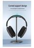 Premium Metal Headphone Stand with Desktop Storage and Display