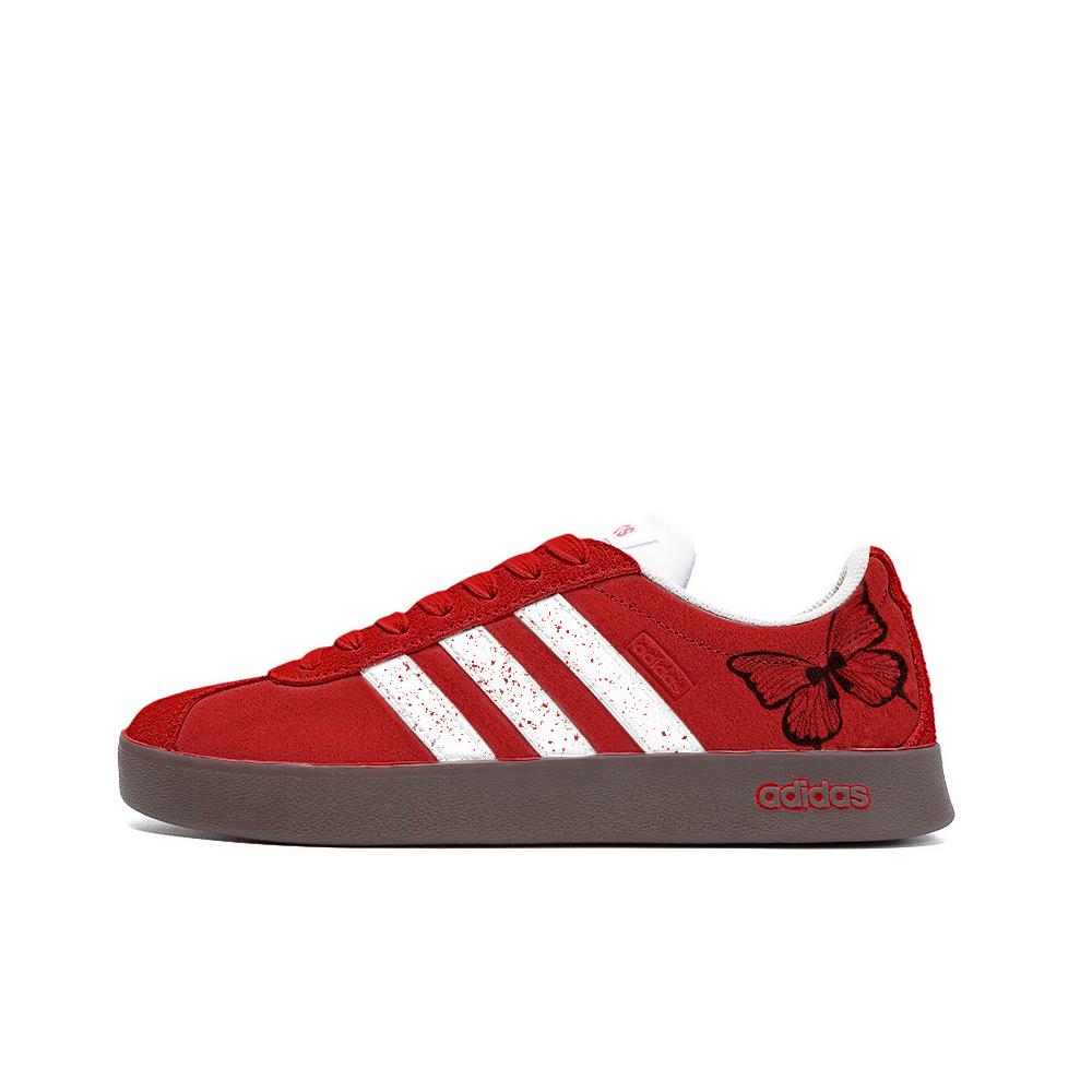 

Adidas Neo Slip Resistant Abrasion Resistant Low top Skateboard Shoes Unisex Red Black HQ1802(Team676-) 44⅔