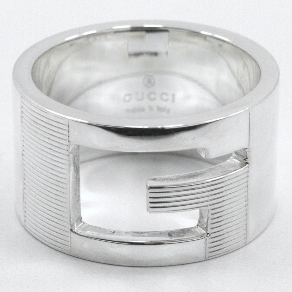 Gucci Markenring G Breitring Silber925 #6.4(US-Grösse) 10.8g Frauen Gebraucht