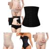 Premium Rubber Fiber Waist Cincher Adjustable Three-row Hook Corset Shapewear