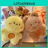 Duck Frog Cute Rabbit Panda Bear Plush Keychain For Gift Decor And