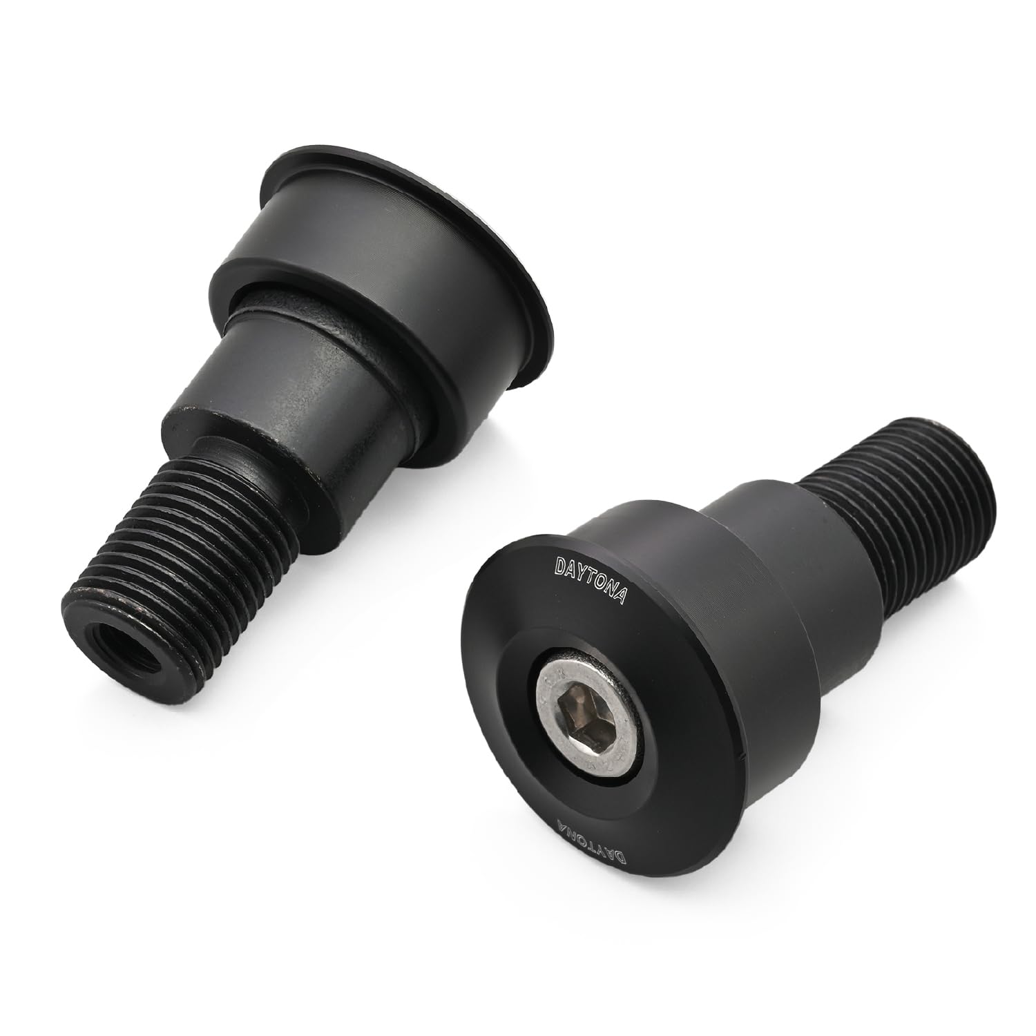 

Daytona High Visibility Motorcycle Bar End Mirror for Yamaha Left and Right 48333 Mirror, Adapter, M16, Set, Black, чёрный