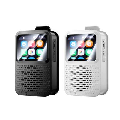 V9 Bluetooth Wireless Speaker Magnetic Clip-On Wearable Mini Speakers Built-in Mic Portable HiFi Music Player For Outdoor Sports