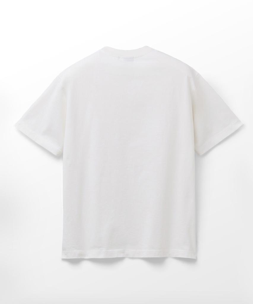 Hellinogseuweeo Dust-Dye Short Sleeve T-Shirt_White
