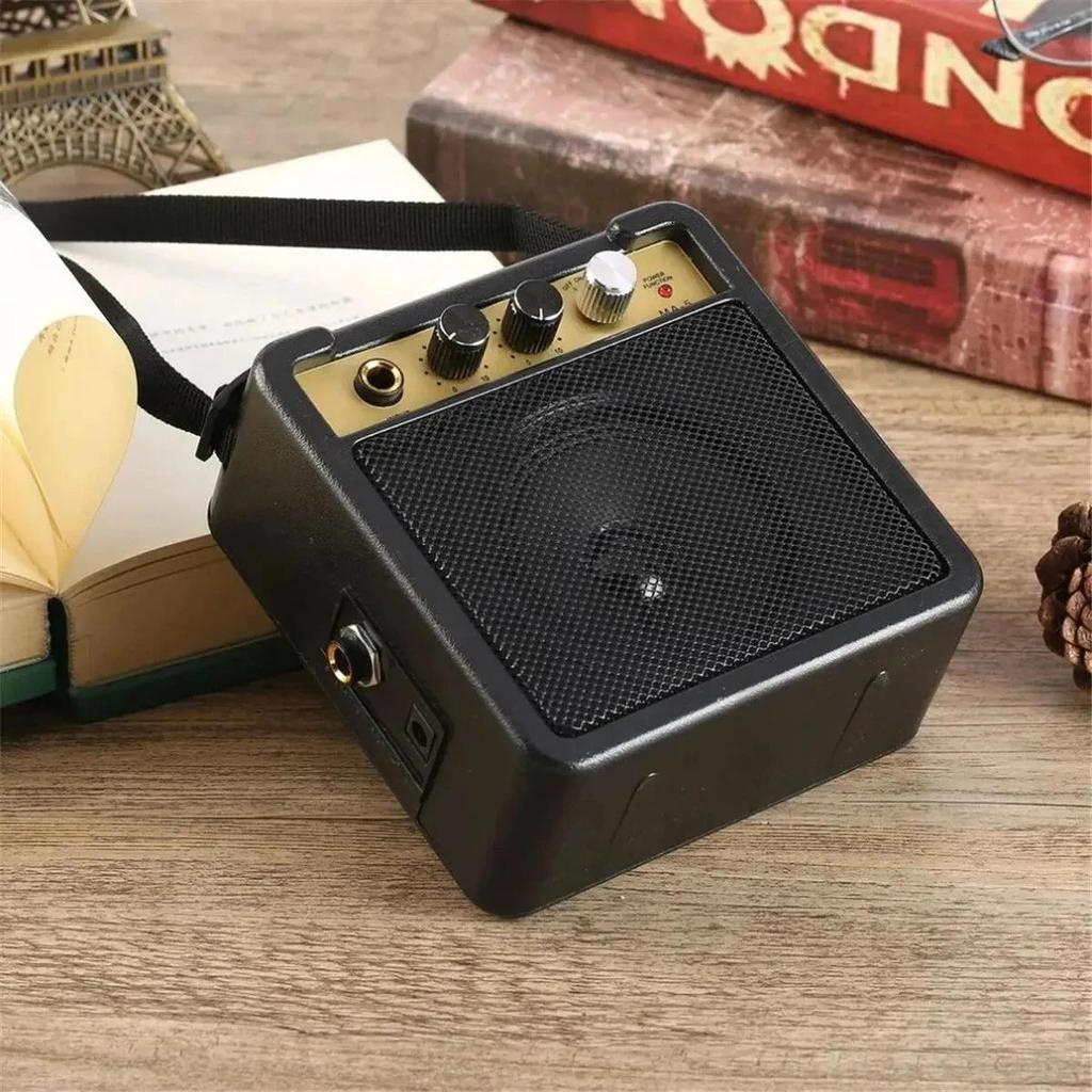 Mini Guitar Amplifier Amp 5W Travel Portable Supports Volume Tone Adjustment