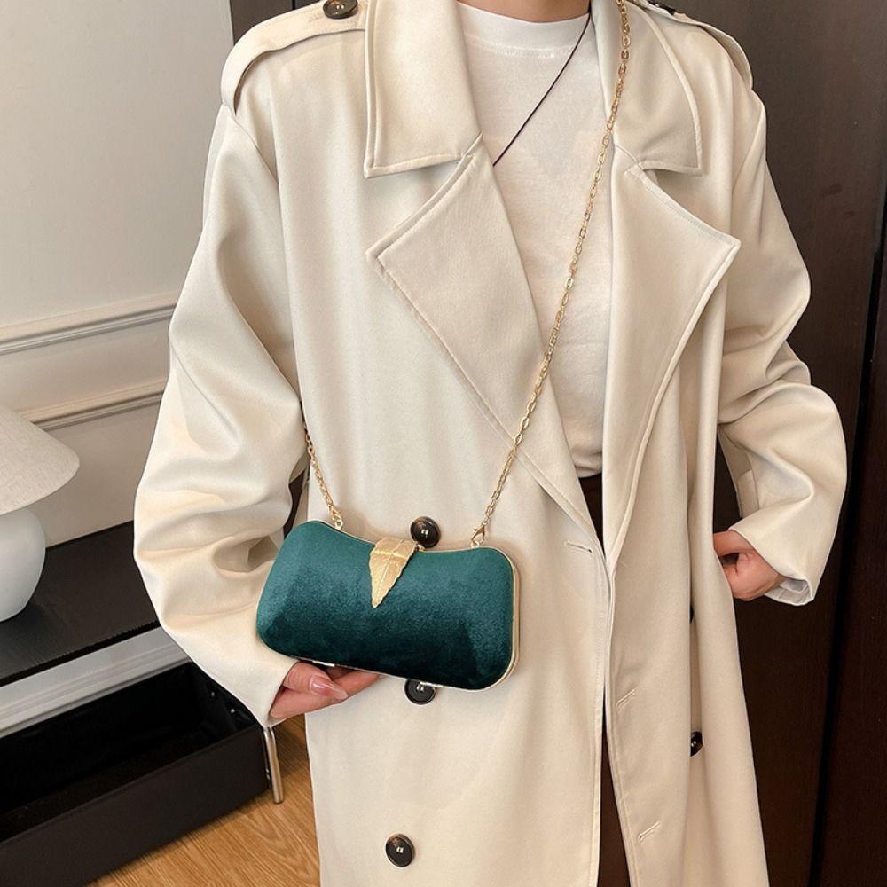 Elegante Abendtasche mit großem Fassungsvermögen Make-up-Aufbewahrung Einzelne Schulter Damen-Clutch-Tasche Handy-Tasche Box Handtasche Damen