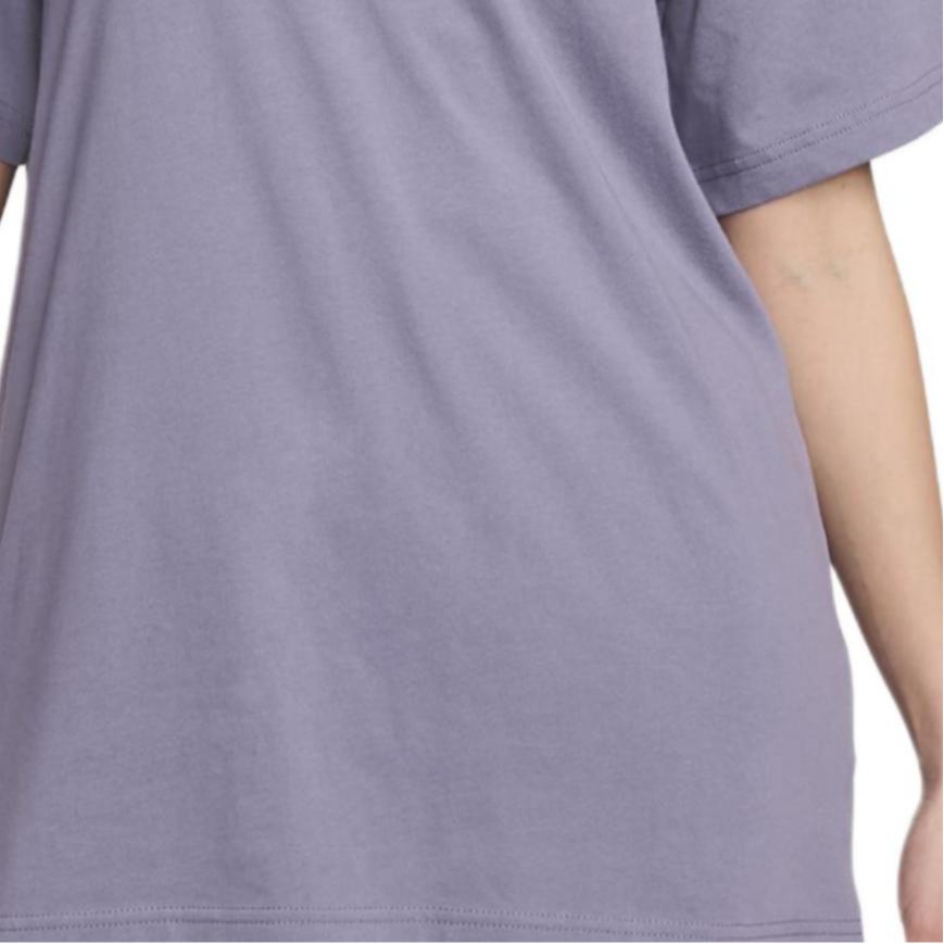 New Nike Drop Shoulder Sleeve T Shirt Women's Purple FD4150-509