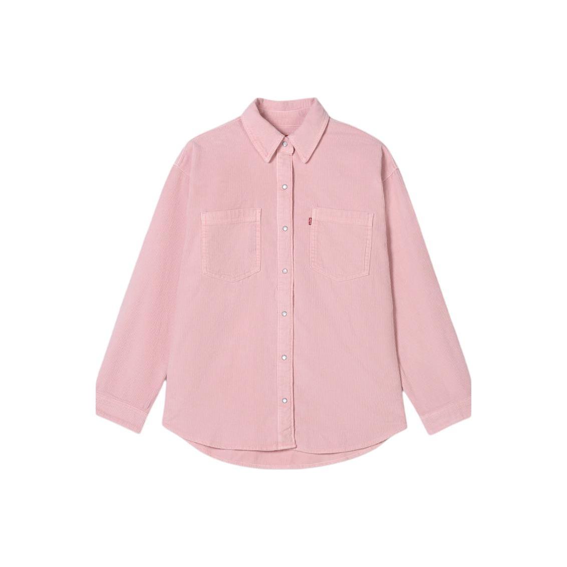 

Levis American Vintage Простая рубашка с лацканами, повседневная, с длинным рукавом, женская рубашка 003OW-0002 L