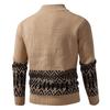 Neuer Stil Gestrickte Strickjacke Herren Jacquard Verdickte Strickjacke Pullover Übergröße Gestrickte Pulloverjacke