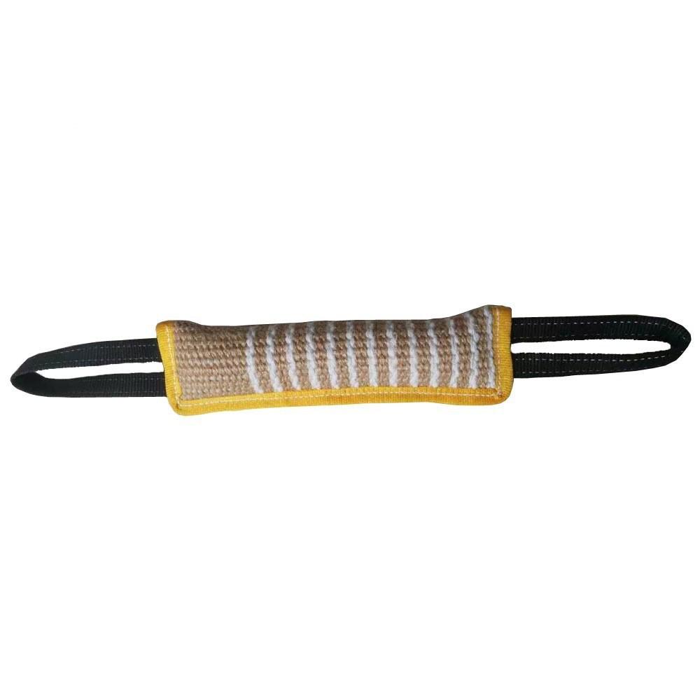 Burlap Bite Stick & Teething Toy - Interactive Training & Fetch Toy for Dogs