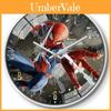 Marvel Captain America Iron Man Spider Man Pattern Wall Clock For Kids Room Decor