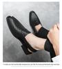 Men's Breathable Woven Buckle Sandals - Large Size Outdoor Beach Shoes