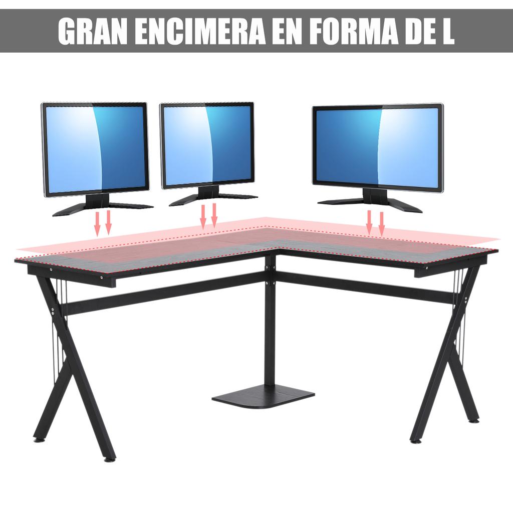 Computer Desk, Wooden Corner Angle, for Office, Home, School