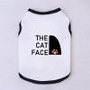 1 Pc Pet Vest, Text Print Summer Breathable Cat Clothing, Siamese, Ragdoll Silver Tabby Vest