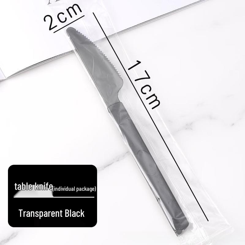 Handun Disposable Individually Wrapped Plastic Cutlery