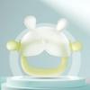 Silicone Baby Teething Stick with Anti-Eating Cover - Fun Mushroom Design, Chewable & Boilable Baby Toy