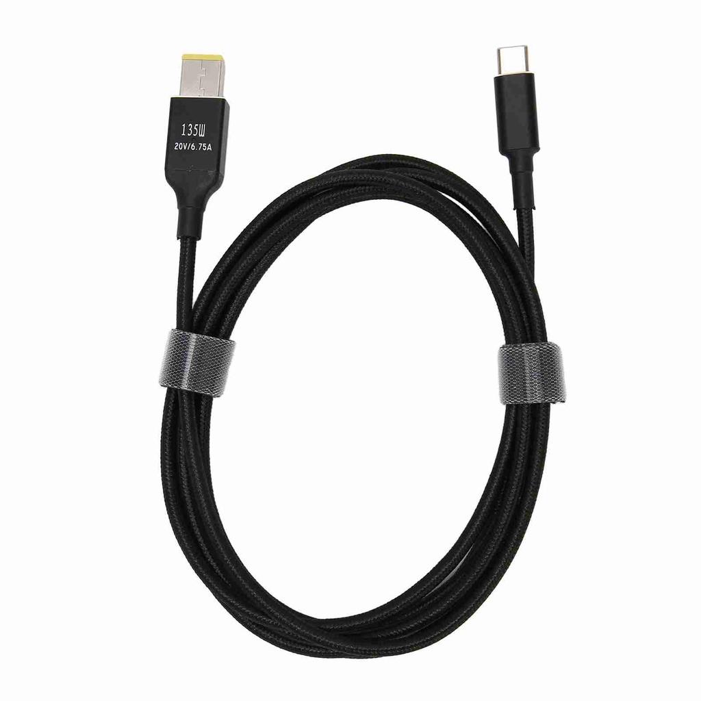 Kabel nabíječky typu C Profesionální Efektivní 135W PD Kabel pro rychlé nabíjení typu C pro Lenovo Legion