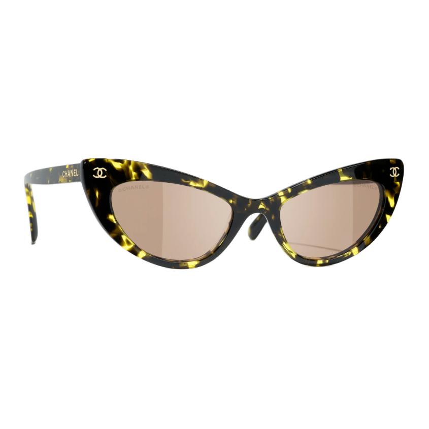 

Chanel 26P Spring Summer Preview Series Cat Eye Sunglasses Women sunglasses Multicolor CH9194-C622 Black