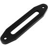 10 Inch 254MM Black Chrome Billet Aluminum Hawse Fairlead 8000-15000 LBs Synthetic Mount Winch Rope for SUV ATV UTV