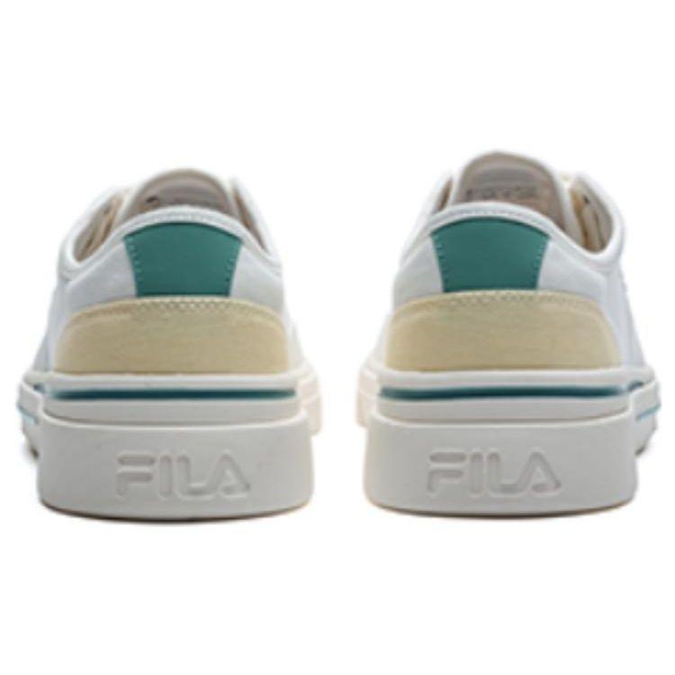 FILA Sandwich Sports Comfortable Low-Top Canvas Shoes Men Sneakers White F12M221316FSW