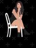 Selena Gomez Lineless Illustration Oversized T-Shirt