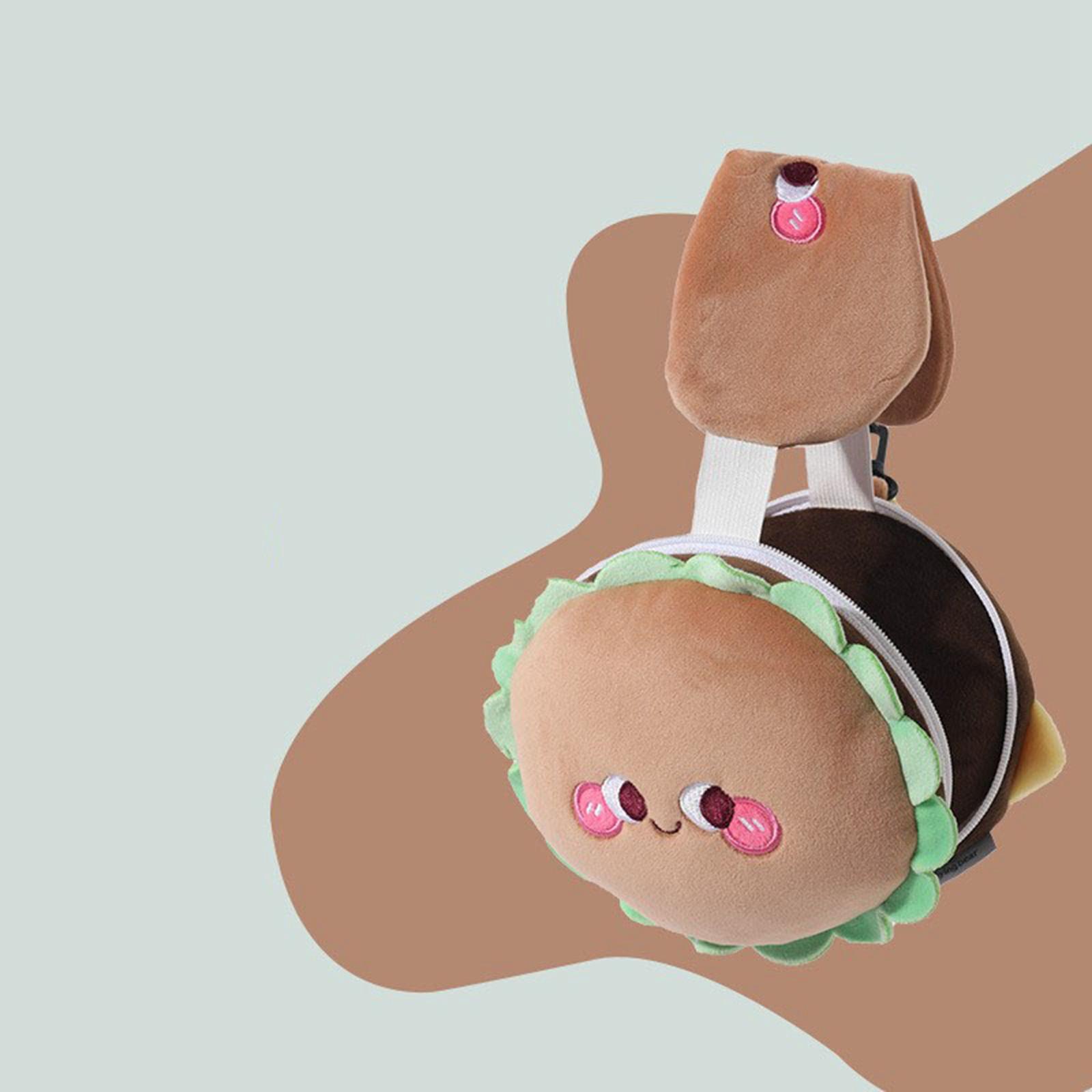 

Мультяшная U-образная подушка Дорожная портативная подушка для самолета Креативная маска для глаз Подушка для шеи Два в одном Маска для глаз Подушка для шеи для сна One Size коричневый