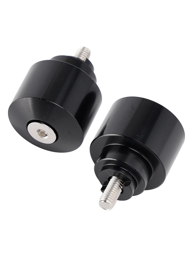 Black Handlebar End Weight Balancer Pair For Honda CBR CB VFR CTX GL NX VT XL