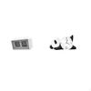 Auto Flip Clock Panda Shape Wall Desk Modern Cute Home Decor Silent Shelf Page
