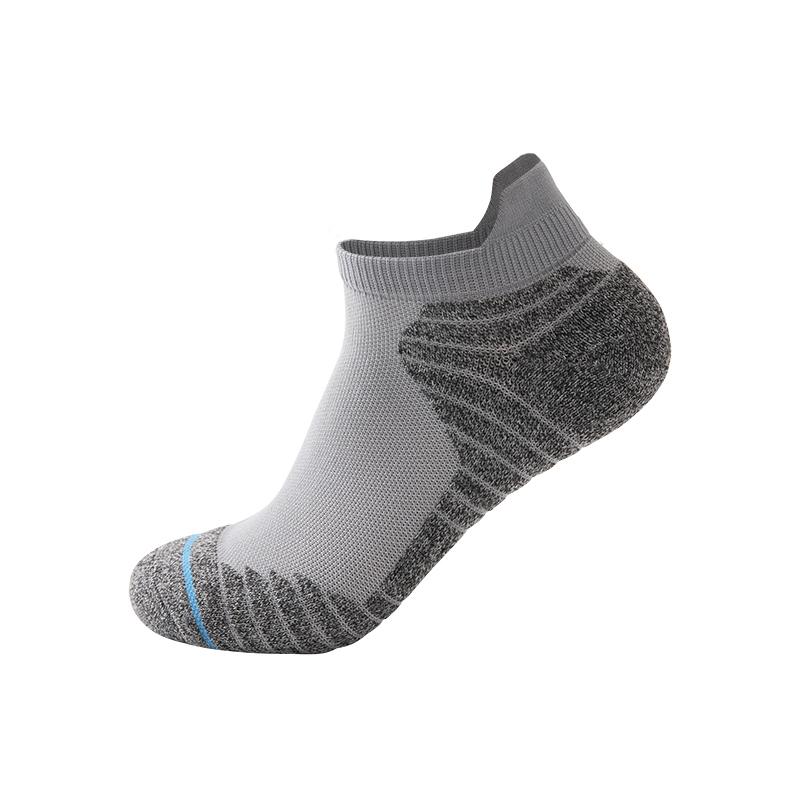 Women Men Sport Ankle Socks Breathable Cushioned Heel Toe Outdoor Use Running Basketball Low Cut Socks