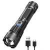 Most Powerful XHP50 LED Flashlight 18650 Rechargeable USB Torch Light Flashlights High Power Long Range Tactical Lantern