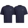 Adidas City Loose Short Sleeve T-Shirt With Solid Color Logo Men Tops Navy-Blue HC9973