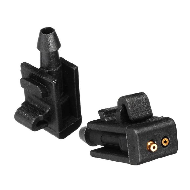 

2Pcs Vehicle Windshield Cleaning Washer Nozzle for Megane 2 Scenic2 8200082347 1 чёрный