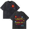 Band Rock Music Morat Tour 2026 Print Vintage Washed T-shirts Men Women Hip Hop T Shirt Loose Cotton Fashion Clothing T-shirts
