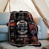 Motorcycle Enthusiast Outdoor Customize Your Name Blanket Comfortable Soft Lightweight Allseason Multipurpose Blanket For Travel Camping Picnics Sofa
