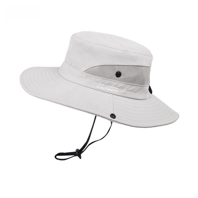 Summer Outing Hat For Women With Large Brim Sun Protection And Breathable Polyester Fabric