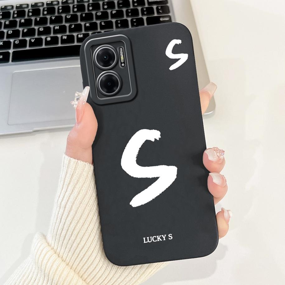 For Xiaomi Redmi 10 5G Case Cute Lucky Letters Silicone Phone Cases For Redmi Note 11E Redmi10 5G Funda 10 Prime Plus Soft Cover