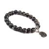European American Cross-Border Yoga Bracelet: Volcanic Stone, Sea Wave, Starfish, Lotus Pendant