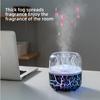280ml Rotating Jellyfish Aroma Diffuser with Timer Jellyfish Air Humidifier Essential Oil Diffuser for Home Bedroom Spa Office
