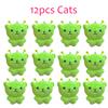 Cute Alien Cat Plush Pendant Super Plush Plushie Dolls Keychain Kawaii Small Plaything Backpack Pendant Lovely Bag Decoration Christmas Gift