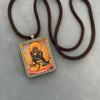 Thangka Pendant: Scenic Night Market Peaceful Wealth Accessories Souvenir