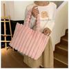 Large Plush Tanghulu Tote - Cute, Fashionable, Single-Shoulder Handbag for Autumn/Winter