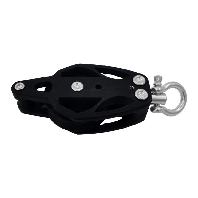 35mm/50mm Lifting Single Pulley Roller,304 Stainless Steel Single Wheel Pulley Lifting Rope Pulley Block for Kayaks