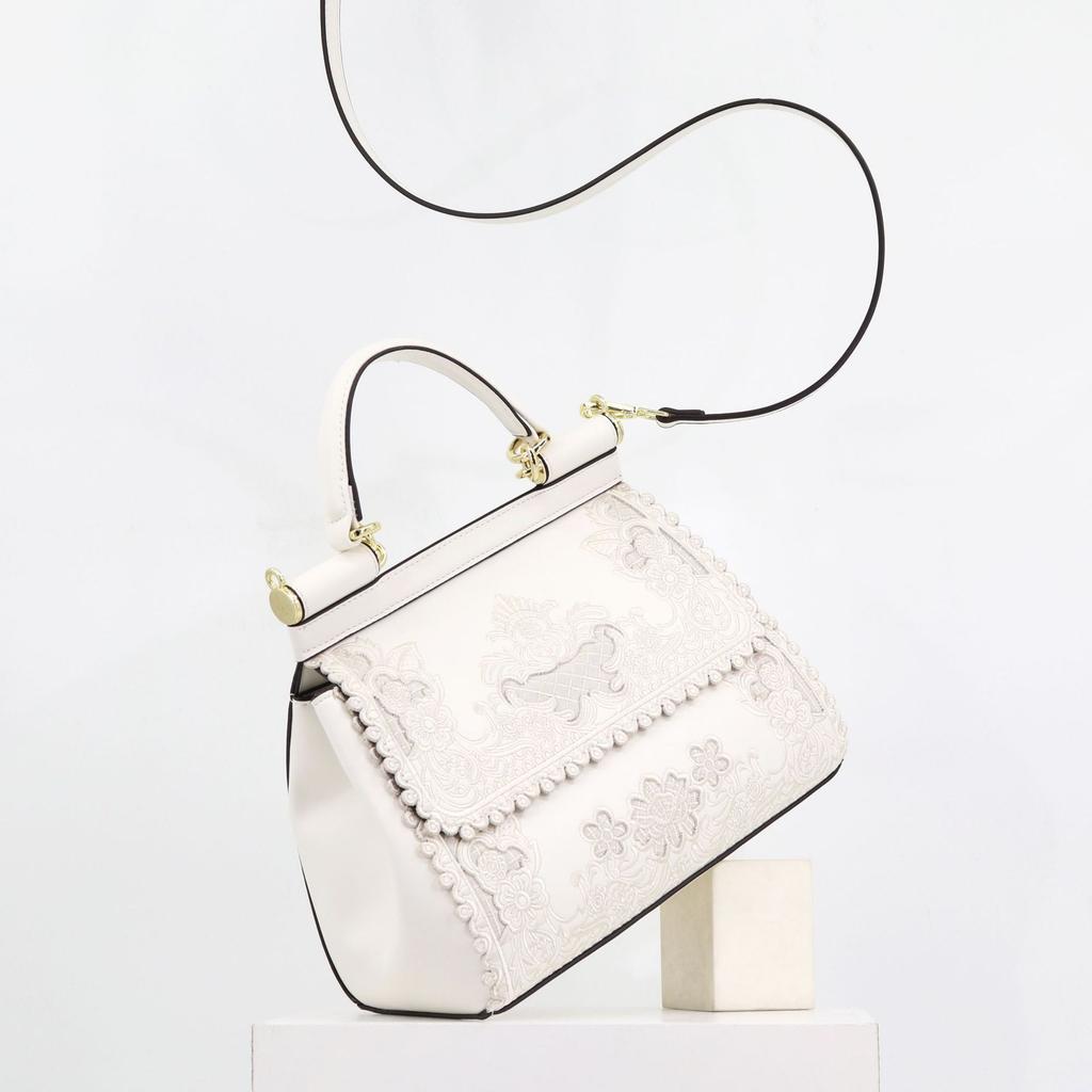 Women'S Bag Hollow Embroidered Handbag Designer Handbag For Women Ladies Bag