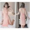 Sexy Cheongsam Babydoll Dress See Trough Chemises Undertøy Hot Sexy Dress Cosplay Game Costume for kvinner