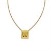 CELI Arc de Triomphe Initial Pendant Necklace - Luxury Niche Design