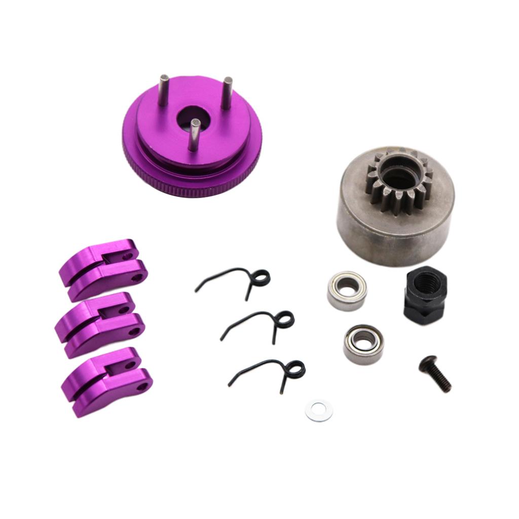 1 Set Clutch Bell Gear Flywheel DIY Assembly Parts for HSP HPI GM ZD