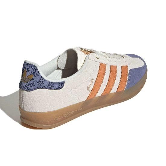 Adidas Gazelle Indoor Cream Blue Vine Orange Unisex Sneakers  JQ0956