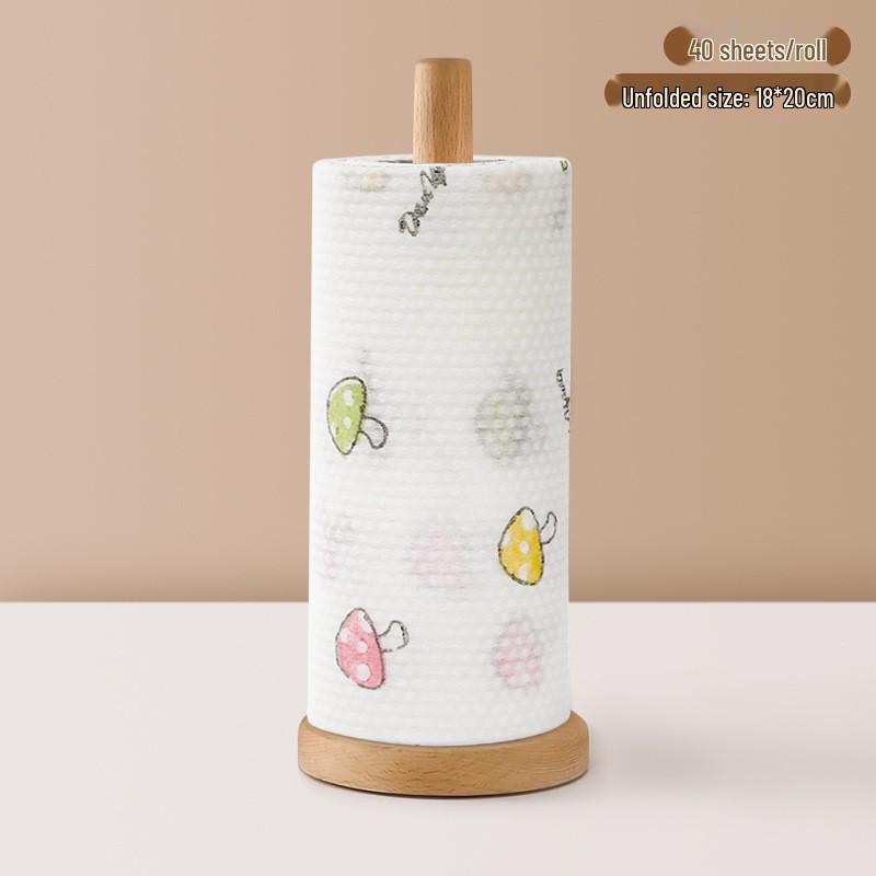 Große Rolle Doppelnutzungs-Ölabsorbierendes Küchenpapier: Einweg- & Wasserabsorbierendes Spültuch.