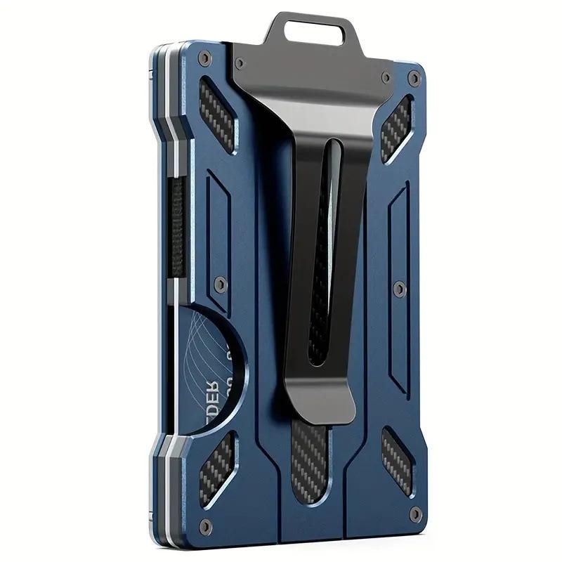 New Transparent RFID Anti-Theft Metal ID & Credit Card Holder Sleeve