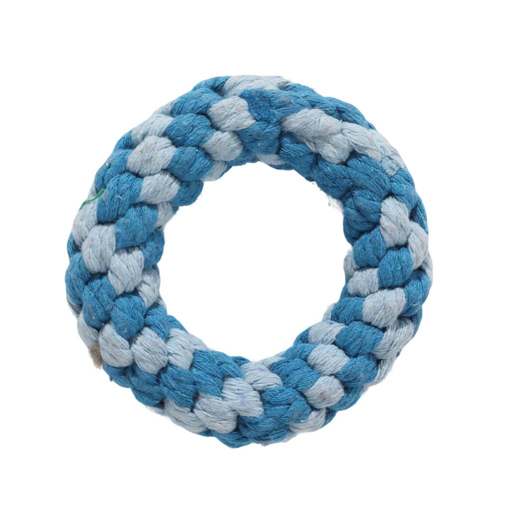 Dog Cotton Rope Toy Chew Teeth Cleaning Bite Knot Ball Interactive Toys For Small Medium Puppy Golden Retriever Border Collie